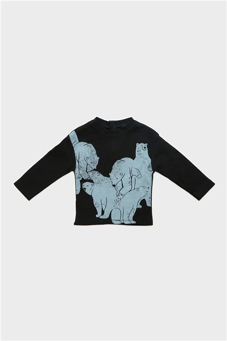 GB Baby Erkek Bebek Siyah Tshirt