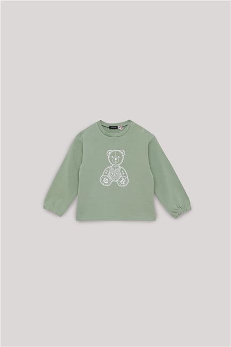 GB Baby Erkek Bebek Yeşil Sweatshirt