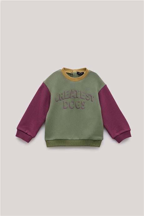 GB Baby Erkek Bebek Yeşil Sweatshirt