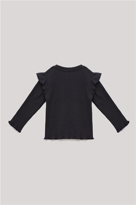 GB Baby Kız Bebek Antrasit T-Shirt