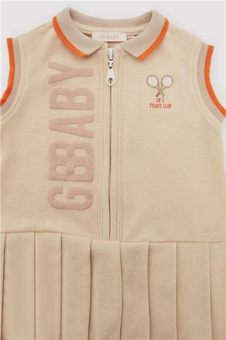 GB Baby Kız Bebek Bej Elbise