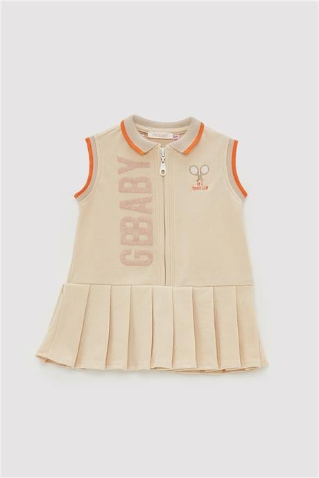 GB Baby Kız Bebek Bej Elbise