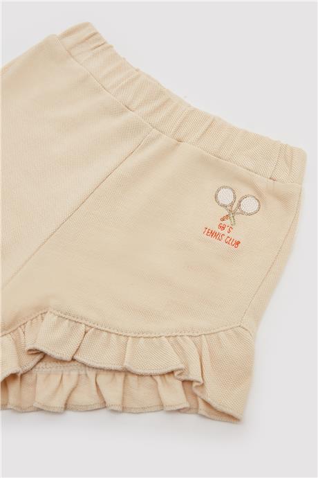 GB Baby Kız Bebek Bej Şort