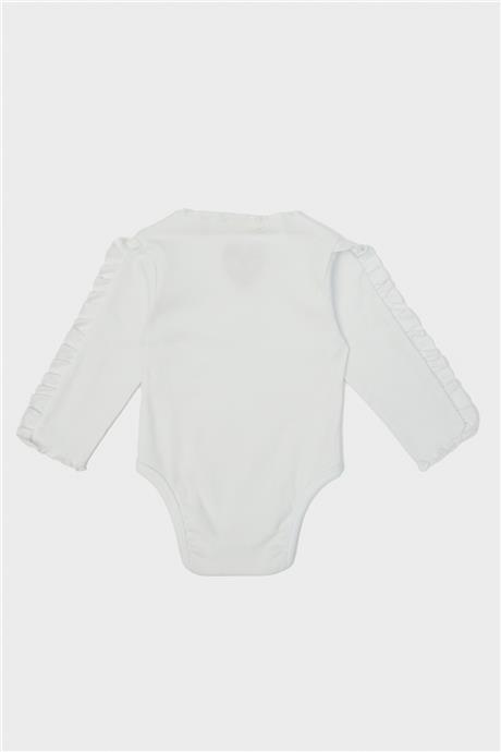 GB Baby Kız Bebek Beyaz Body