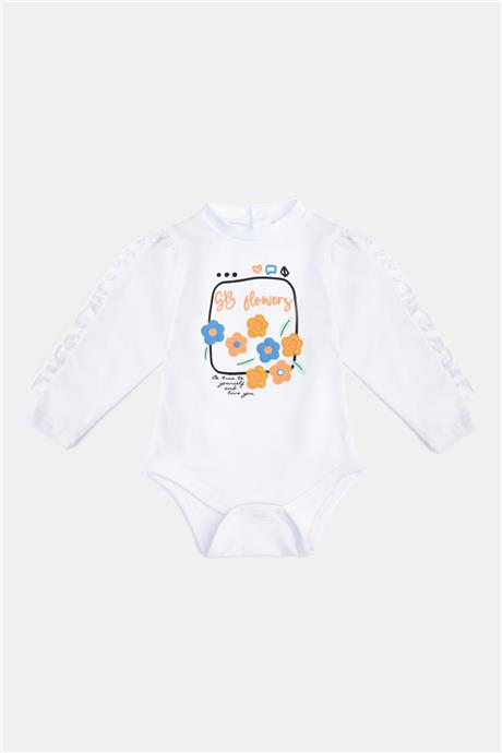 GB Baby Kız Bebek Beyaz Body