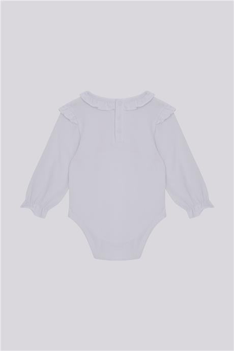 GB Baby Kız Bebek Beyaz BodyGB Baby Kız Bebek Beyaz Body