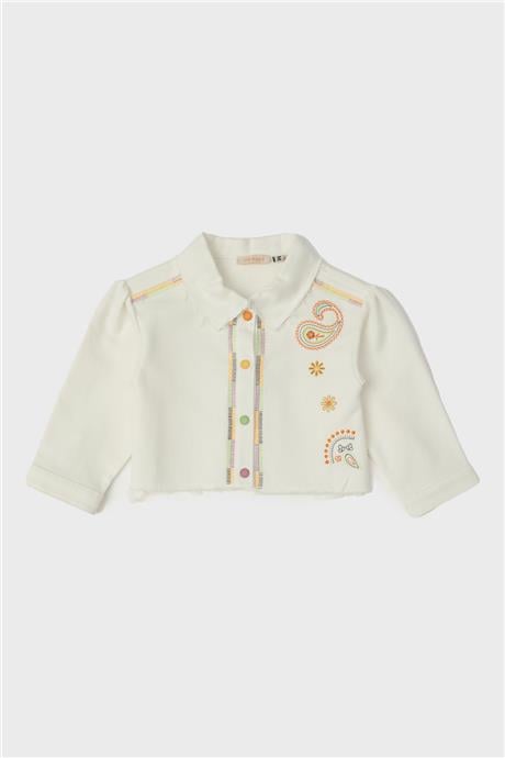 GB Baby Kız Bebek Beyaz Ceket