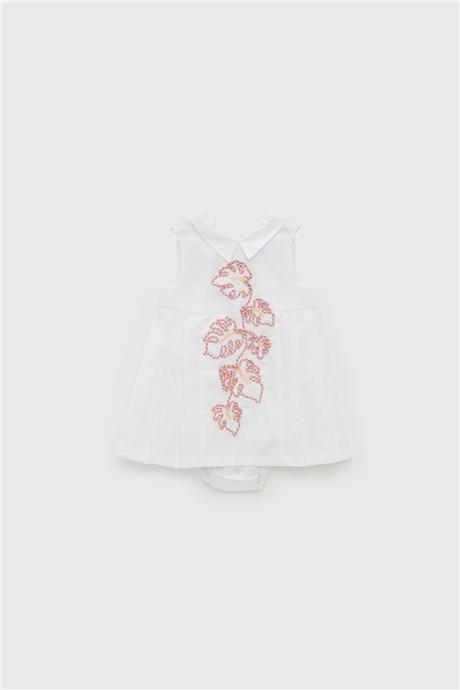 GB Baby Kız Bebek Beyaz Elbise