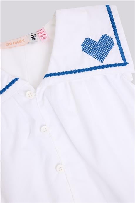 GB Baby Baby Girl White DressGB Baby Baby Girl White Dress