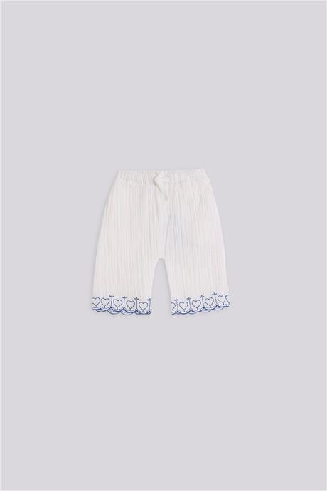 GB Baby Baby Girl White TrousersGB Baby Baby Girl White Trousers