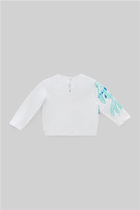 GB Baby Kız Bebek Beyaz S-Shirt