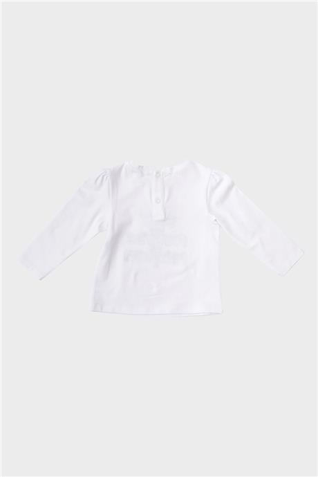 GB Baby Kız Bebek Beyaz T-Shirt