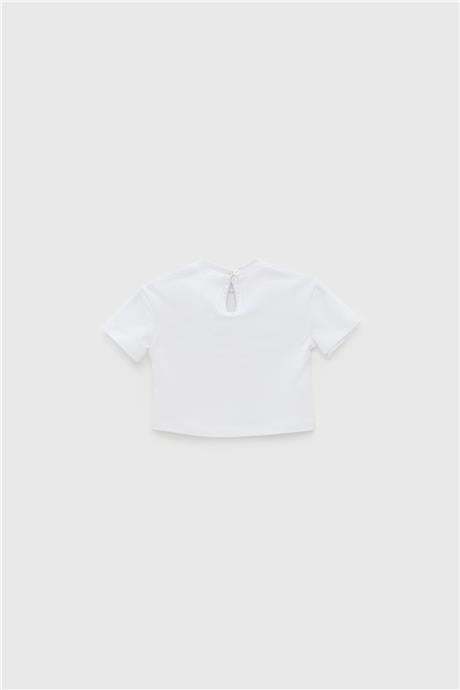GB Baby Kız Bebek Beyaz T-Shirt