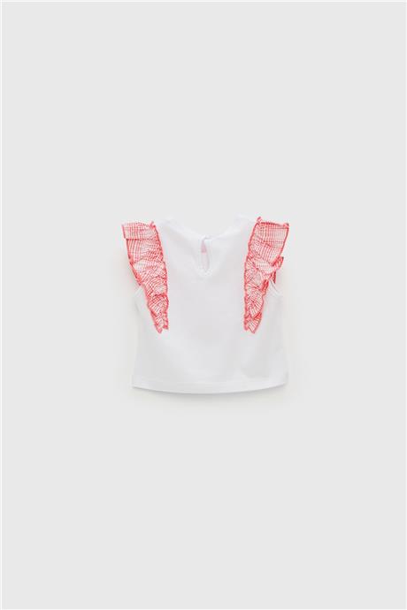 GB Baby Kız Bebek Beyaz T-Shirt