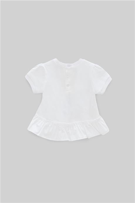 GB Baby Kız Bebek Beyaz T-Shirt