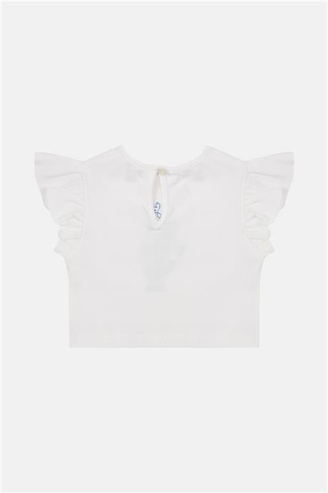 GB Baby Kız Bebek Beyaz Tshirt