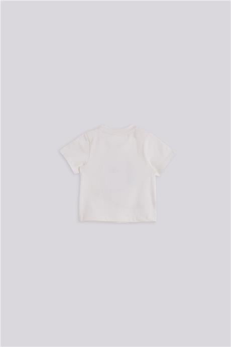 GB Baby Kız Bebek Beyaz TshirtGB Baby Kız Bebek Beyaz Tshirt