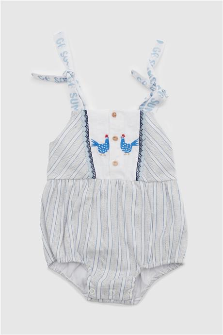 GB Baby Kız Bebek Çizgili Tulum