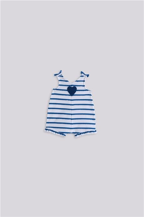 GB Baby Baby Girl Striped OverallGB Baby Baby Girl Striped Overall