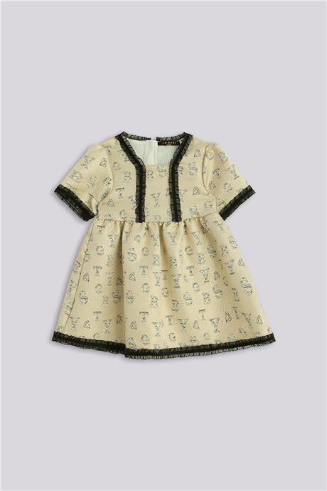 GB Baby Kız Bebek Desenli ElbiseGB Baby Kız Bebek Desenli Elbise