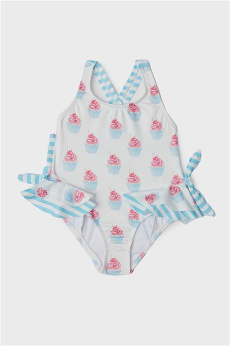 GB Baby Kız Bebek Desenli Mayo