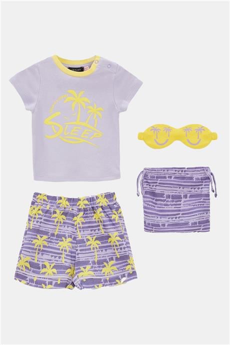 GB Baby Kız Bebek Desenli Pijama Takım