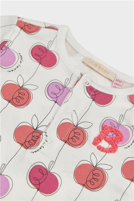 GB Baby Kız Bebek Desenli Pijama Takımı
