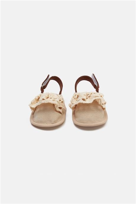GB Baby Kız Bebek Ekru Patik