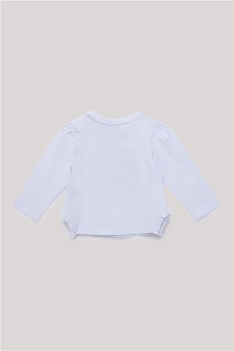 GB Baby Kız Bebek Ekru T-Shirt