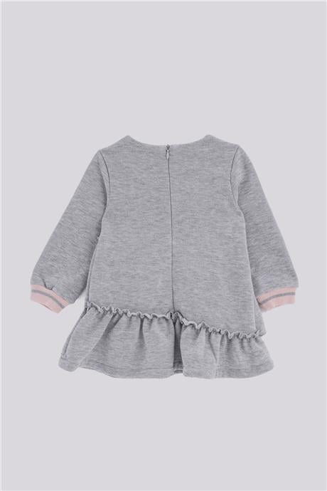 GB Baby Kız Bebek Gri ElbiseGB Baby Kız Bebek Gri Elbise