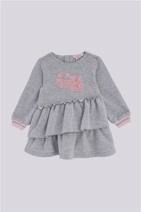 GB Baby Kız Bebek Gri ElbiseGB Baby Kız Bebek Gri Elbise