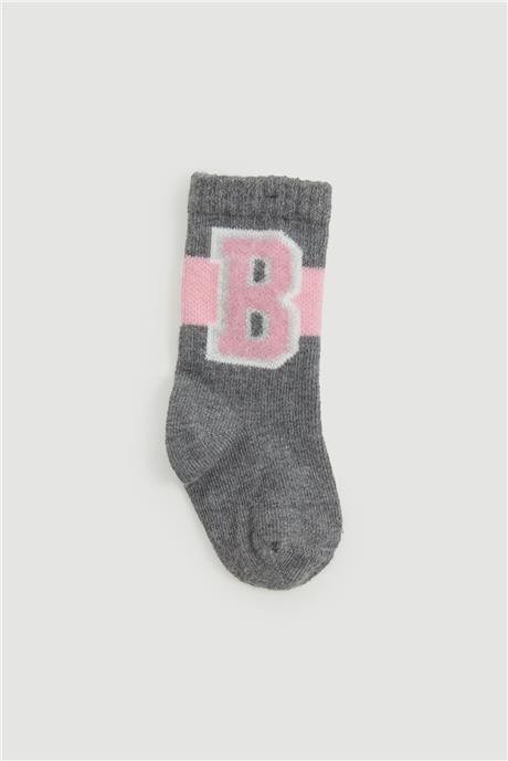 GB Baby Kız Bebek Renkli 2li Çorap