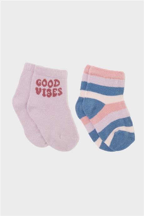 GB Baby Kız Bebek Renkli Çorap