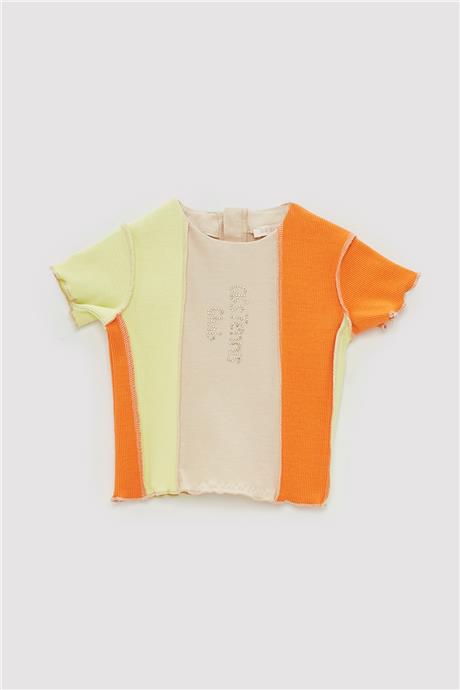 GB Baby Kız Bebek Renkli T-Shirt