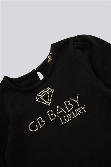 GB Baby Kız Bebek Siyah TişörtGB Baby Kız Bebek Siyah Tişört