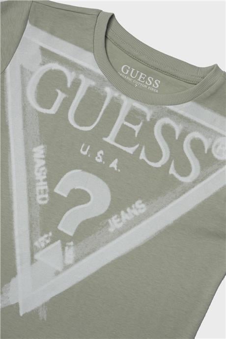 Guess Erkek Çocuk Açık Yeşil T-Shirt