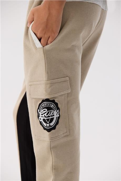 Guess Erkek Çocuk Bej Eşofman Altı