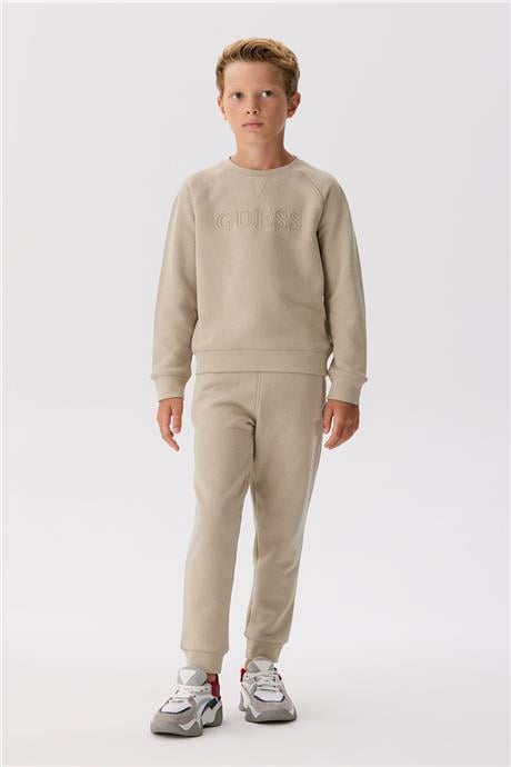 Guess Erkek Çocuk Bej Sweatshirt
