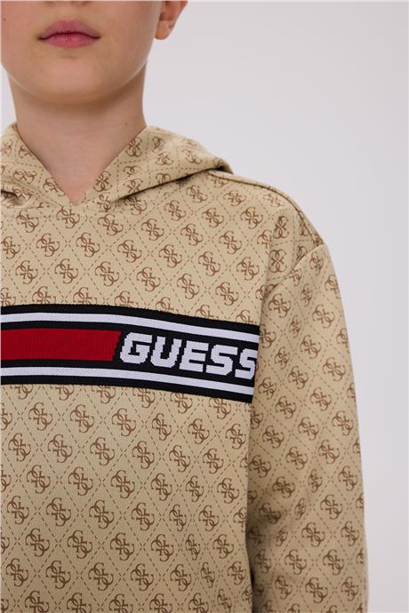 Guess Erkek Çocuk Bej SweatshirtGuess Erkek Çocuk Bej Sweatshirt