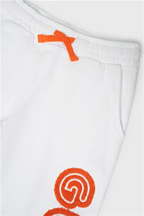 Guess Erkek Çocuk Beyaz Eşofman Altı