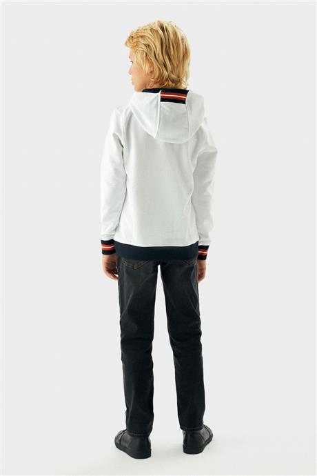 Guess Erkek Çocuk Beyaz Sweatshirt