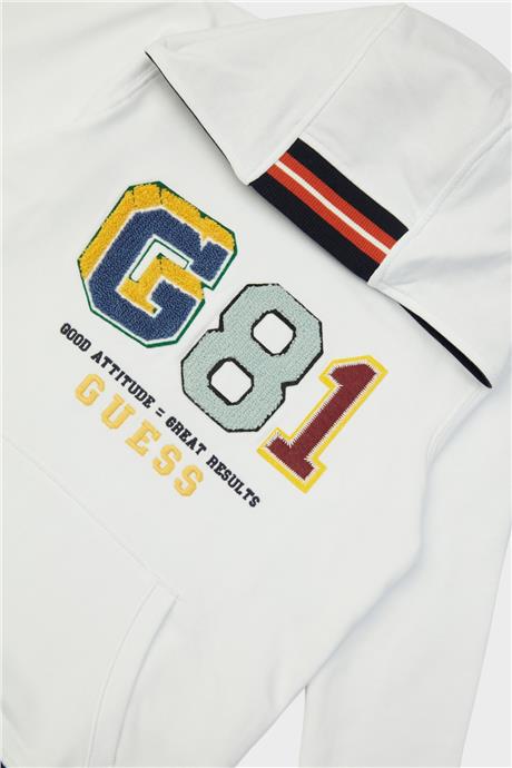 Guess Erkek Çocuk Beyaz Sweatshirt