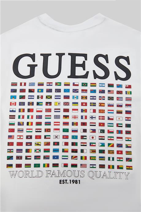 Guess Erkek Çocuk Beyaz T-Shirt