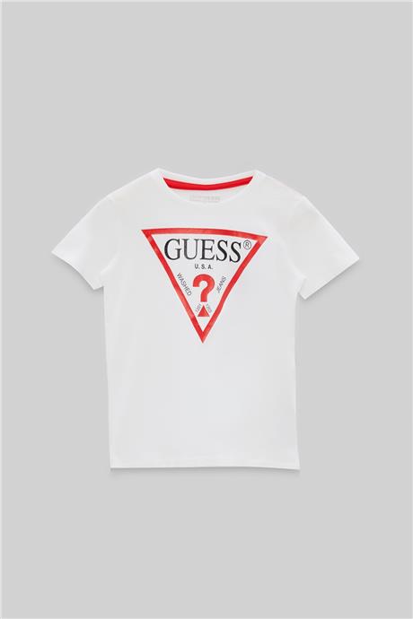 Guess Erkek Çocuk Beyaz T-Shirt