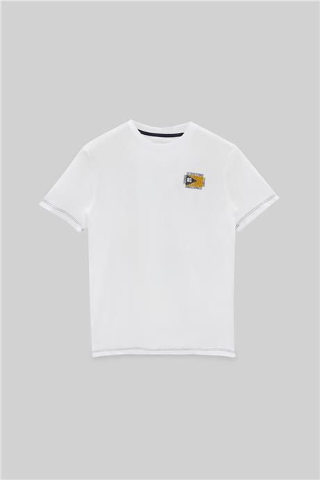 Guess Erkek Çocuk Beyaz T-Shirt