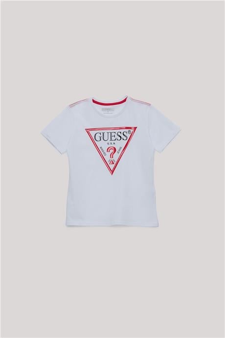 Guess Erkek Çocuk Beyaz T-Shirt