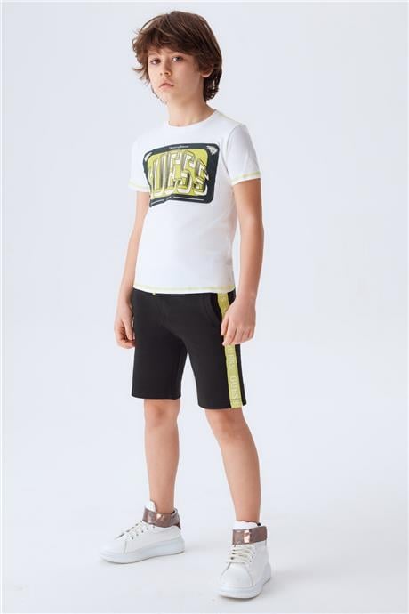 Guess Erkek Çocuk Beyaz T-Shirt