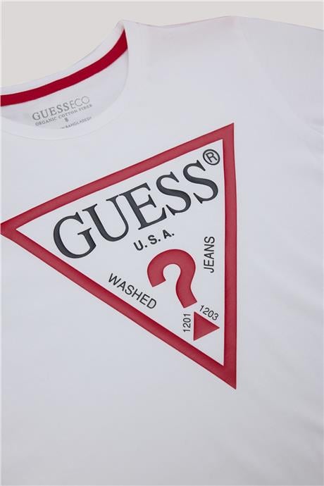 Guess Erkek Çocuk Beyaz T-Shirt
