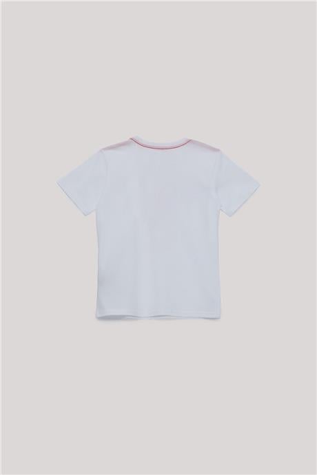 Guess Erkek Çocuk Beyaz T-Shirt