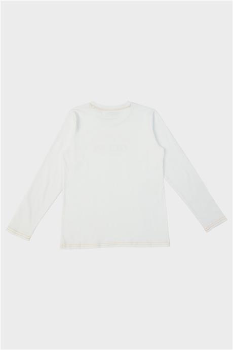 Guess Erkek Çocuk Beyaz T-Shirt